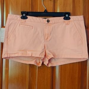 ..🆕 Express Women's Stylish Stretchy Peach Shortie Shorts, Size 12, Like New
